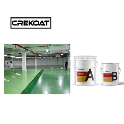 Visibility Grey Epoxy Floor Paint Poured Top Coat Concrete Coatings Strength