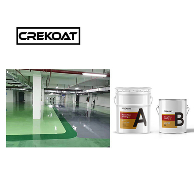 Visibility Grey Epoxy Floor Paint Poured Top Coat Concrete Coatings Strength