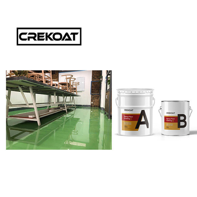 Topcoat Solvent Free Industrial Epoxy Floor Coating Abrasion Self Leveling