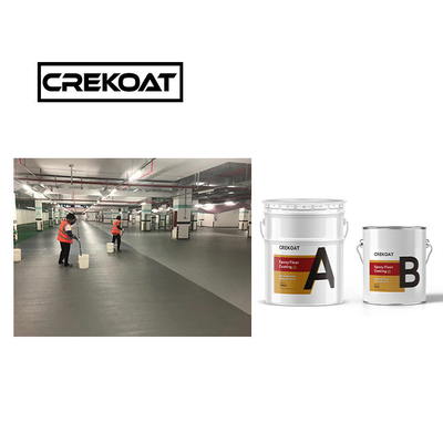 Textured Industrial Anti Slip Epoxy Floor Paint For Roller Applied Coats