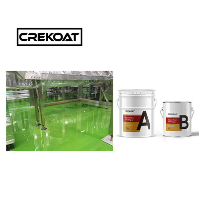 Glossy Epoxy Floor Paint 3mm Spray Epoxy Top Coat For High Traffic Areas