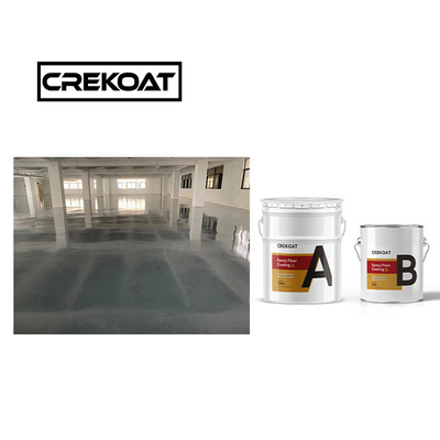 Glossy Quick Drying Polyurethane Floor Paint 1mm Hardness Water Based