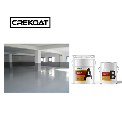 Tough PU Urethane Floor Coating Flexible UV Stability Two Component Water Based