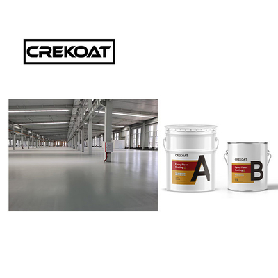 Tough PU Urethane Floor Coating Flexible UV Stability Two Component Water Based