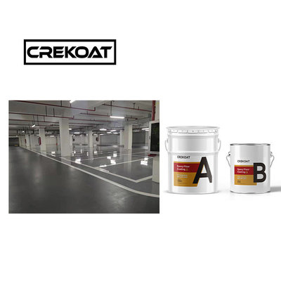 Tough PU Urethane Floor Coating Flexible UV Stability Two Component Water Based