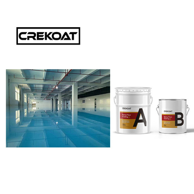 Adhesion Water Based Epoxy Floor Paint Low VOC Epoxy Floor Top Coat Low Odor