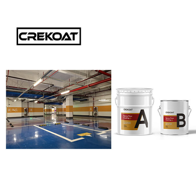 Adhesion Water Based Epoxy Floor Paint Low VOC Epoxy Floor Top Coat Low Odor