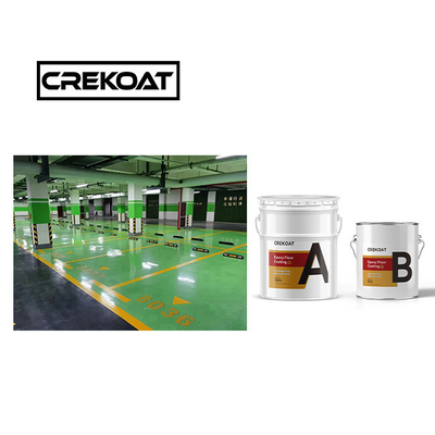 Waterborne 2 Pack Water Based Floor Coating Recoatable High Build 3mm
