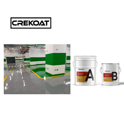 Spray Heavy Duty Industrial Epoxy Floor Coating High Gloss Low Odor
