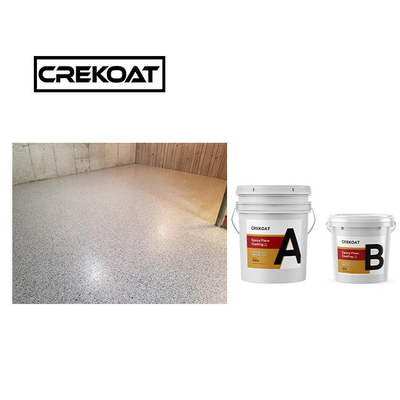 Epoxy Polymer Polyaspartic Floor Coating Low Odor Good Weatherability