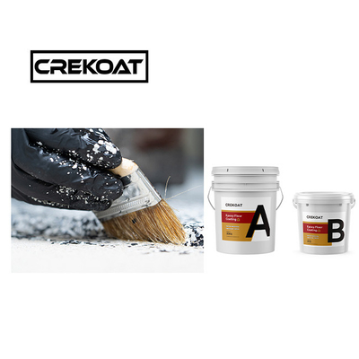 Epoxy Polymer Polyaspartic Floor Coating Low Odor Good Weatherability