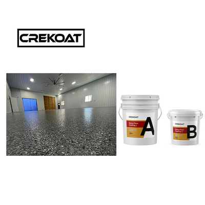 High Build Aspartic Polyaspartic Floor Coating UV Resistant Non Yellowing