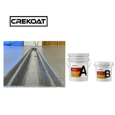 High Build Aspartic Polyaspartic Floor Coating UV Resistant Non Yellowing