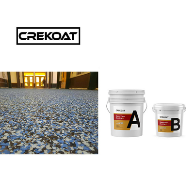 Epoxy Polymer Polyaspartic Floor Coating Low Odor Good Weatherability