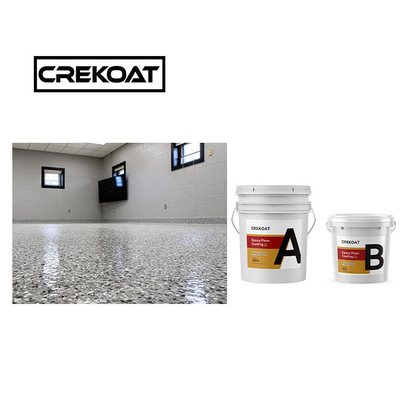 Aliphatic Polyaspartic Floor Coating Solid Zero VOC Polymer Concrete Coating