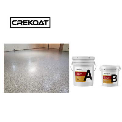 Anti Slip Epoxy Colour Flake Coating Clear Waterproof Epoxy Floor Coating