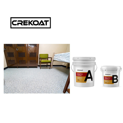 3mm Slip Resistant Epoxy Floor Coating Resin Full Broadcast Epoxy Flake Coating