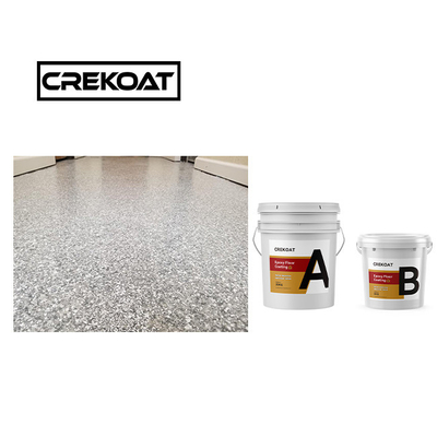 2:1 By Weight Epoxy Resin Floor Coating No Peeling Epoxy Multi Flake Coating
