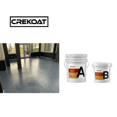 Aliphatic Polyaspartic Floor Coating Solid Zero VOC Polymer Concrete Coating
