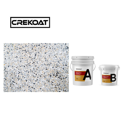 Aliphatic Polyaspartic Floor Coating Solid Zero VOC Polymer Concrete Coating