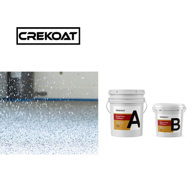 Seamless Flake Epoxy Resin Floor Coating Self Leveling 12 Months Shelf Life
