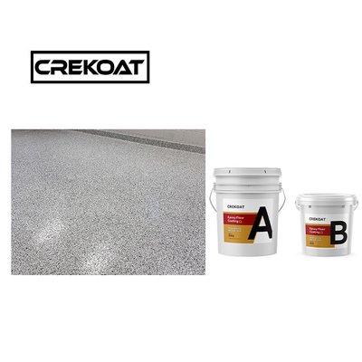 Seamless Flake Epoxy Resin Floor Coating Self Leveling 12 Months Shelf Life