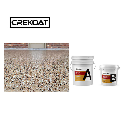 Roller Polyaspartic Floor Coating Wear Resistance 100% Solids Epoxy Coating 3mm