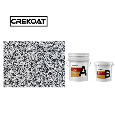 Roller Polyaspartic Floor Coating Wear Resistance 100% Solids Epoxy Coating 3mm