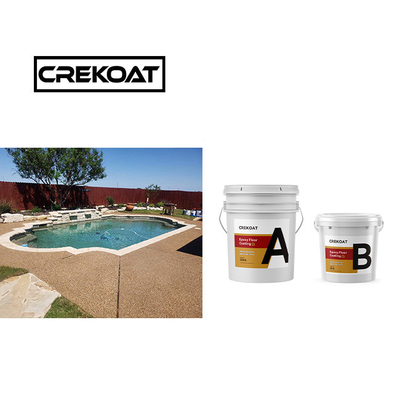 High Build Aspartic Polyaspartic Floor Coating UV Resistant Non Yellowing