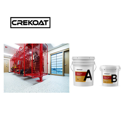 Roller Polyaspartic Floor Coating Wear Resistance 100% Solids Epoxy Coating 3mm