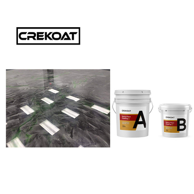 Nacreous High Gloss Metallic Epoxy Floor Coating Exotic Look Stability