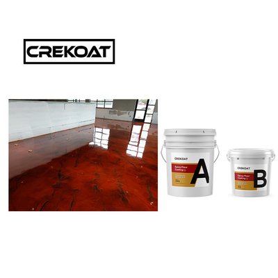 1mm Self Leveling Metallic Epoxy Floor Coating Yellowing Low Odor ECO Friendly