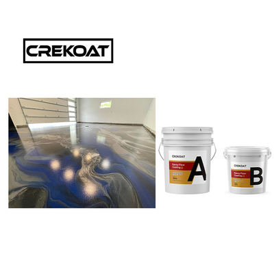Unmatched Countertop Metallic Epoxy Floor Coating Zero VOC Seamless High Build