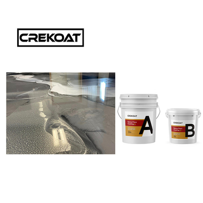 Crystal Clear Waterproof Epoxy Floor Paint 1mm Anti Slip Epoxy Coating Zero VOC