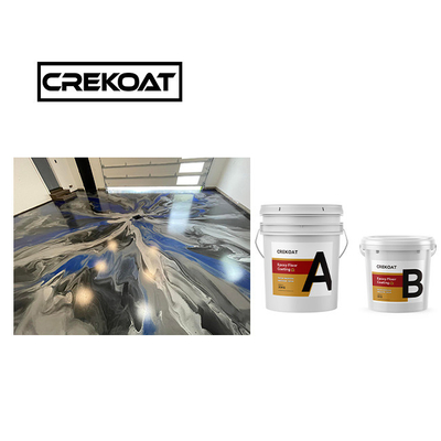 Spray Scratch Resistant Epoxy Coating Odorless High Gloss Resin Coating Hardened