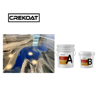 3mm Marble Metallic Epoxy Floor Coating No Bubbles Quick Curing