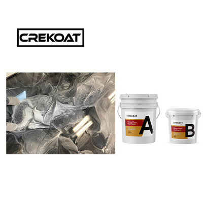 Crystal Clear Epoxy Resin Coating Seamless Zero VOC 100% Solids