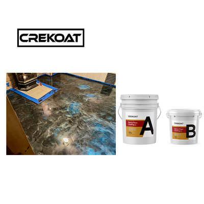 Brush Two Pack Epoxy Floor Paint Hardener Chemical Resistant Epoxy Paint Glossy