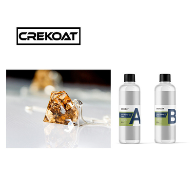 Brilliant Deep Pour Clear Epoxy Rigid 2 Part Clear Resin Anti Yellowing For Crafts