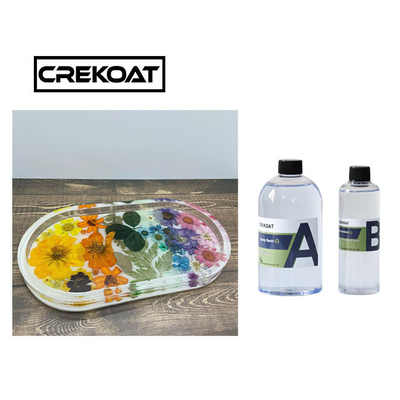 Thick Glossy Topcoat Clear Epoxy Resin Kit Non Toxic UV Resistant