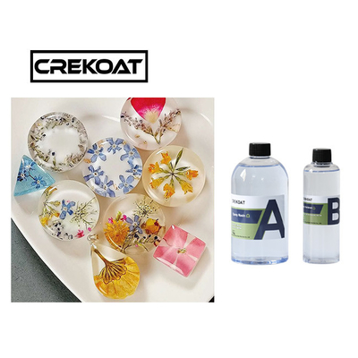 Low Odor Art Jewelry Epoxy Resin Fast Curing Crystal Clear Glass Like Finish