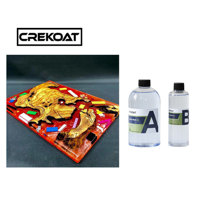 Low Odor Art Jewelry Epoxy Resin Fast Curing Crystal Clear Glass Like Finish