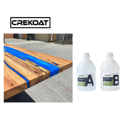 Non Flammable 2 Gallon Epoxy Resin For Casting River Tables Bar Tops Self Degassing
