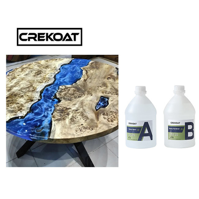 Non Flammable 2 Gallon Epoxy Resin For Casting River Tables Bar Tops Self Degassing