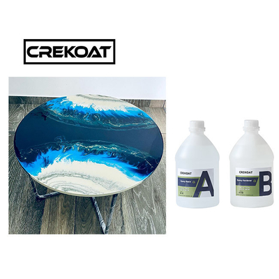 Non Flammable 2 Gallon Epoxy Resin For Casting River Tables Bar Tops Self Degassing