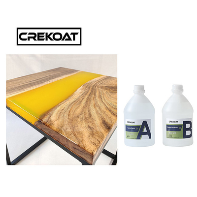 2/1 Ratio Clear Epoxy Resin Kit Casting Coating For River Table Tops Low Odor