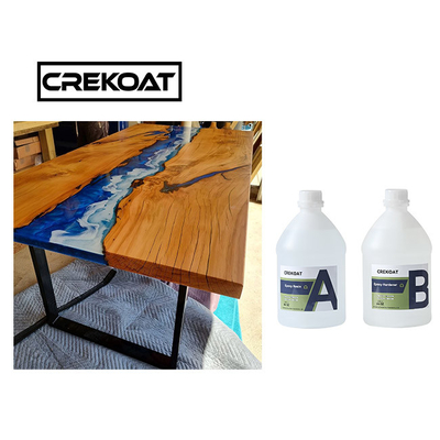 2/1 Ratio Clear Epoxy Resin Kit Casting Coating For River Table Tops Low Odor