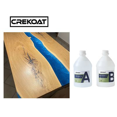2/1 Ratio Clear Epoxy Resin Kit Casting Coating For River Table Tops Low Odor