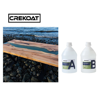 Pourable Self Leveling Table Top Epoxy Resin Two Part Crystal Clear Resin