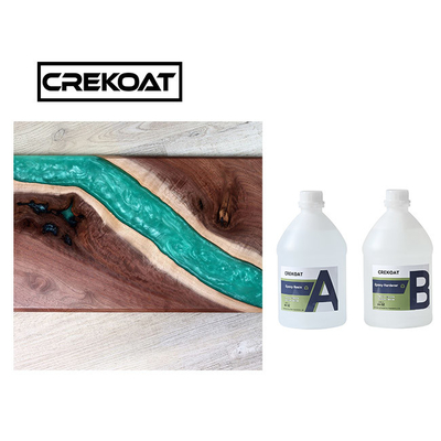 Pourable Self Leveling Table Top Epoxy Resin Two Part Crystal Clear Resin